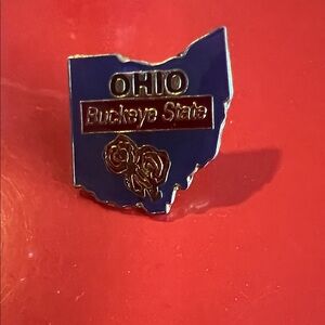 Ohio Buckeye State Enamel Pin